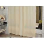 Ivory Shading Beautiful Shower Curtains Color Customized Mildewproof / Greaseproof for sale
