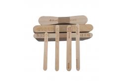 China FDA Jumbo Craft Wooden Ice Cream Stick Custom Popsicle Sticks supplier