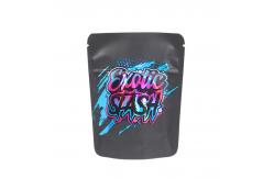 China Custom Holographic Foil Packaging Pouch With Clear Window supplier
