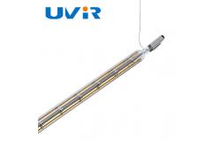 China 2000W SK17 Quartz Halogen Infrared Heater Lamps White Reflector supplier
