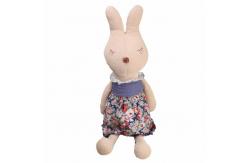 China Breathable Bunny Stuffed Plush Toys Floral Skirt Rabbit Soft Toy supplier