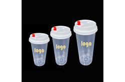 China BPA Free PP Disposable Milk Tea Cups 1oz With Lid supplier