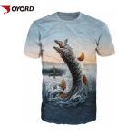 Popular Custom Fishing Jerseys High Performance OEM Design Flatlock Stitching for sale