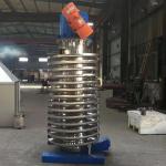 Water Cooled Spiral Screw Conveyor Vertical Elevator For Rubber Particles