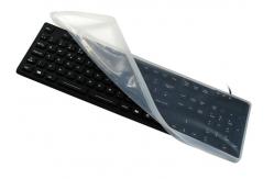 China No Mounting Medical Keyboard EN55022 With Removable Silicone Cover supplier