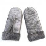 Wholesale Warm Shearling Lambskin mittens gloves winter for sale