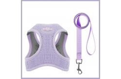 China Reflective Strips Pet Harness Vest Waffle Fabric For Small And Cats supplier
