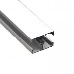 Thermal Break Cabinet Aluminium Window Profiles Powder Coating for sale