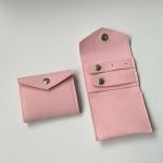 Mini Pink Travel Jewelry Organizer Soft Microfiber Storage Bag for Easy Storage for sale