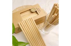 China Reusable Bamboo Kitchen Utensils Drinking Straws Bulk supplier