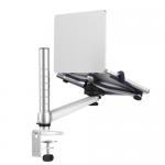 Office Desk Adjustable Stand Holder Clamping Bracket Stylish Aluminium Material for sale