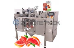 China Doypack Packing Machine Liquid Pump Juice Laundry Liquid supplier