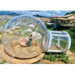 Outdoor Transparent Large Inflatable Bubble Camping Tent Single Tunnel Inflatable Bubble House Camping Globe Tent for sale