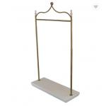 Shopping Mall Clothing Store Display Fixtures , Brass Retail Display Racks for sale