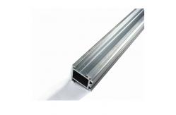 China 6 M Anodized Aluminum Window Frames , Rectangle Aluminum Sliding Door Profile supplier