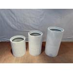 Garden Fiberglass Flower Pots Resin Planter In Black White Color for sale