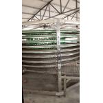                  Bakery Bread Cooling Tower Modular Belt Flexible Spiral Conveyor Machine              for sale