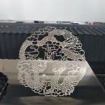 Building Stainless Steel Plate Laser Engraving With Laser Cut Plant And Animal Patterns for sale