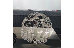 China Building Stainless Steel Plate Laser Engraving With Laser Cut Plant And Animal Patterns supplier