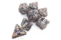 China Gold Plated Resin Lightweight For Collection Polyhedral Dice Set DND Board Game supplier