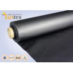 Black Neoprene Coated Fiberglass Chemical Resistant Fabric Or Tape To Mid - East for sale