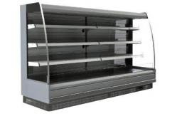 China Remote Semi Vertical Cake Display Case Refrigerated Bakery Display Case supplier