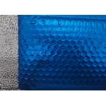 Custom Size Blue Colored Bubble Mailers Padded Aluminum Pouches 0.03-0.12mm for sale