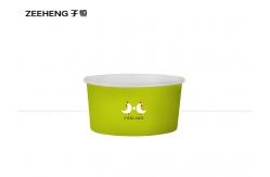 China Customized Takeaway Paper Bowl Ice Cream Paper Bowl With Lids supplier