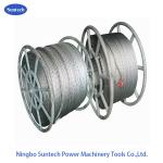 Hexagon Galvanized Cable Pulling Device Anti Twist Wire Rope Wire Rope With 6 Squares for sale
