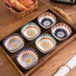 BSCI Ceramic Plates Dinnerware Sets Bowl With Decal Dishes for sale