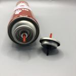 Ergonomic Gas Lighter Refill Valve Plastic Butane Gas Stem Red Color for Long-lasting for sale