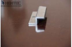 China Aluminum End Clamp For Solar Roof Mounting Systems , 40MM 45MM 50MM supplier