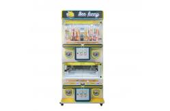 China Metal acrylic plastic 4 Player Coin Operated Crane Machine Doll Claw Vending Toy supplier