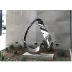 Contemporary Modern Garden Art Stainless Steel Sculpture Abstract for sale