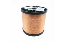 China 38 AWG  0.1mm / 2 Strands Insulated Conductor Copper Litz Wire supplier