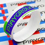 Tyvek Paper Adjustable Paper Wristbands for Parties Event