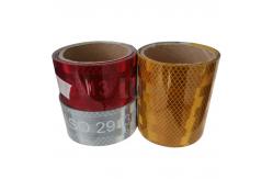 China Metallized SASO 2913 Yellow ECE Certificate Reflective Tape For Saudi Arabia supplier