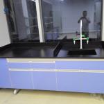 Metal Lab Wall Bench Science Laboratory Working Table Furniture Acid Resistant for sale