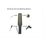 Large Scan Area Hand Held Metal Detector 9V DC With ABS Black Enclosure Material for sale