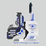 Crazy Arcade Virtual Reality 360 VR Roller Coaster Machine 9d Customizable