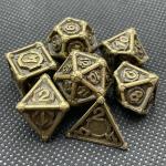 Customized Metal Multi - Face Dice Dnd Rpg Coc Desktop Game Portable
