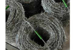 China Electro-Galvanized 	Security Barbed Wire For Isolating And Protecting supplier
