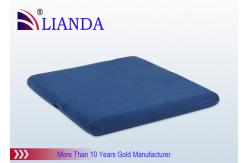 China Blue Memory Foam Cushion Coccyx Othopedic Cooling Gel Cushion Pad supplier