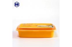 China Non Spill IML Plastic Containers Lightweight Disposable Plastic Box supplier
