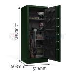 Secure Weapons Gun Safe Box Anti Theft For Home Security Long Gun Safe for sale