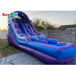 Giant Garden Games Water Inflatable Water Slide Purple Inflatable Double Slides