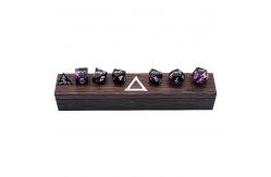 China Manual Grinding Polyhedral Dice Set Odorless Multipurpose 7 Piece supplier