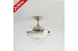 China 1stshine Fandelier Decorative Retractable Ceiling Fan With LED Lights supplier