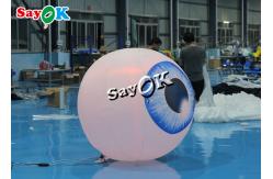 China Halloween Yard 1.5m Inflatable Lighting Decoration Led Eye Balloon supplier