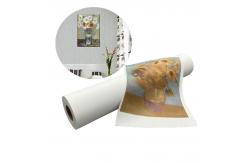 China Matte Wide Format Polyester Canvas Roll For HP LATEX Printers supplier